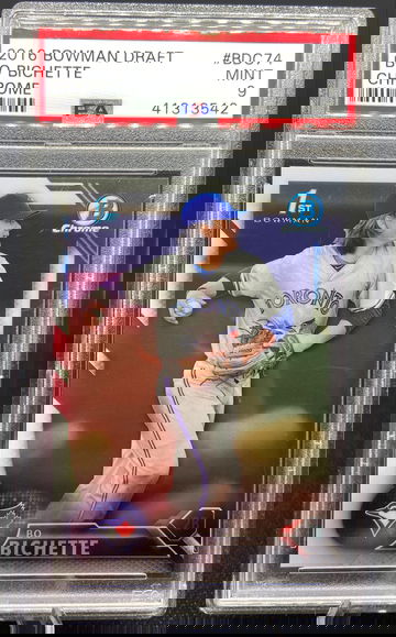 2016 Bowman Draft Chrome Bo Bichette PSA 9