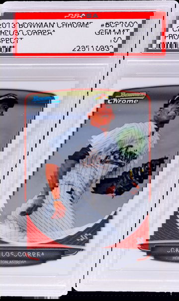 2013 Bowman Chrome Prospect Carlos Correa #BCP100 PSA 10