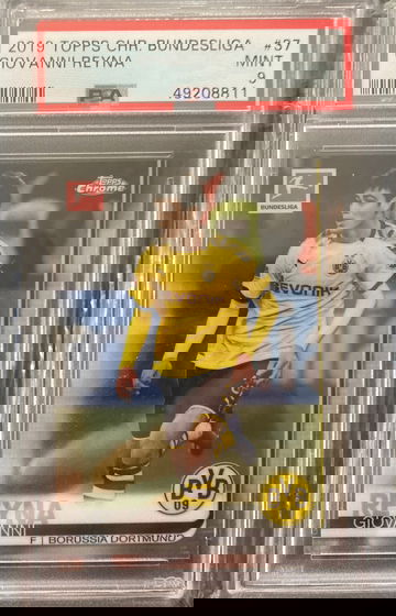 2019 Topps Chrome Bundesliga Giovanni Reyna PSA 9 Mint #37