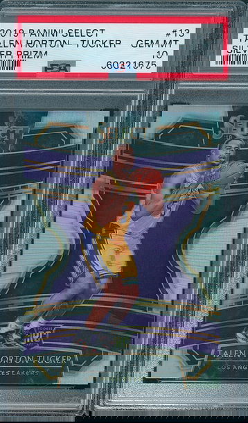 2019 Select Talen Horton-Tucker #13 Silver Prizm PSA 10