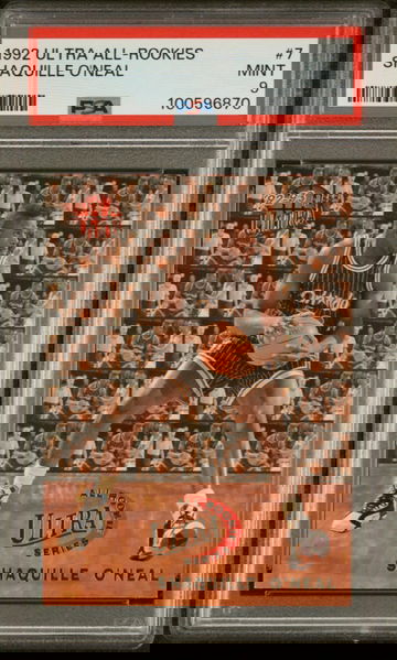 Shaquille O'neal 1992 Ultra All-Rookies #7 PSA 9