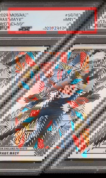 2024 Mosaic Stained Glass Srake Maye RC PSA 10