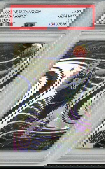 2022 PANINI REVOLUTION ASTRO #92 NIKOLA JOKIC DENVER NUGGETS PSA 10