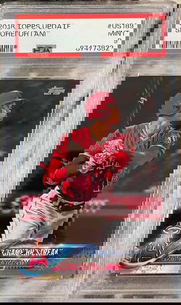 Shohei Ohtani 2018 Topps Update US189 PSA 9