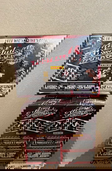 2023 Panini Absolute Mega Box (lot of 3) 42 cards per box Kabooms!