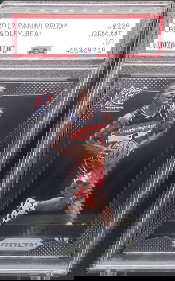 Bradley Beal 2012-13 Panini Prizm Rookie RC Card # 238 Graded PSA Gem Mint 10