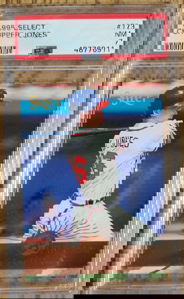 1995 Select Chipper Jones PSA 7