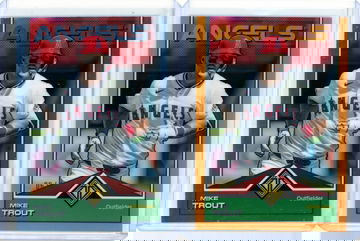 2024 Topps Transcendent Transcendent Icons #89 Mike Trout Base and Orange Refractor