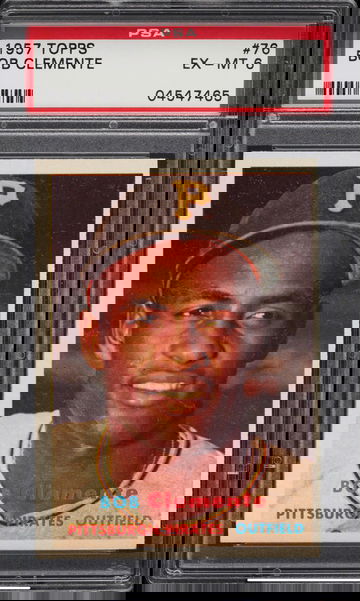 1957 Topps Roberto Bob Clemente #76 PSA 6 EX-MT