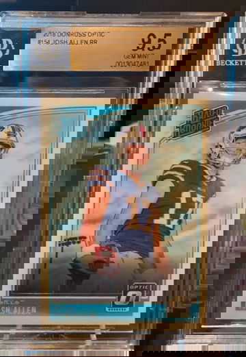 JOSH ALLEN OPTIC RATED ROOKIE BGS 9.5 BUFFALO BILLS