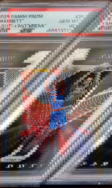2019 Panini Prizm #25 RC RJ Barrett Far Out Fast Break Prizm PSA 10 GEM-MINT