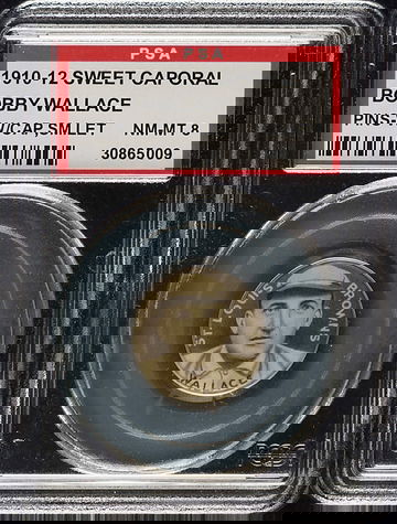 1910-12 Sweet Caporal Bobby Wallace St. Louis Browns PSA 8 NM/MT