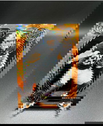 2024 Select Brock Bowers FOTL Neon Orange Pulsar Refractor Rookie #/7