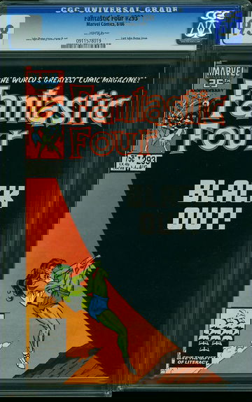 FANTASTIC FOUR #293, CGC 9.8 NM/MT