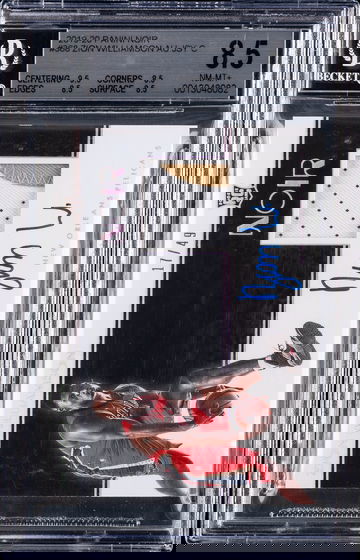 Zion Williamson Auto 2019-20 Panini Noir #368 BGS 8.5