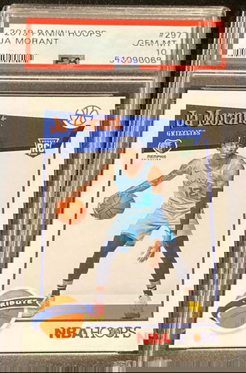 2019 Panini Hoops JA Morant Tribute PSA 10