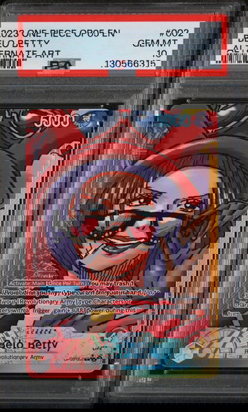 2023 One Piece Awakening of the New Era Belo Betty #OP05002 PSA 10