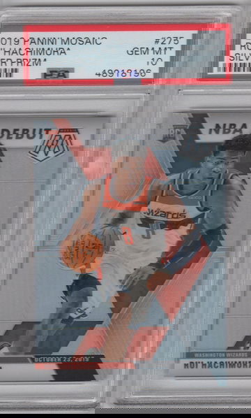 2019 Mosaic Rui Hachimura Silver PSA 10