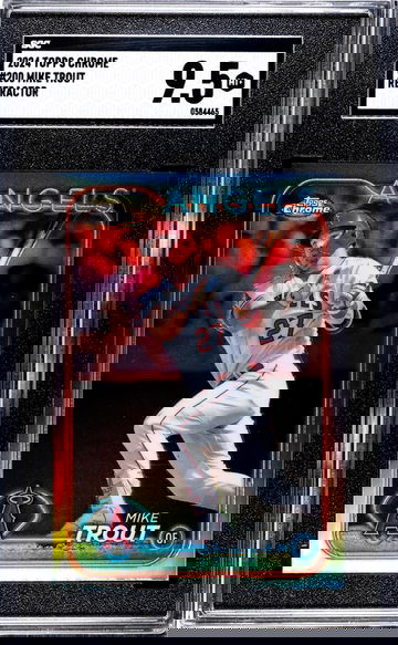 2024 Topps Chrome #200 Mike Trout Ref. SGC 9.5