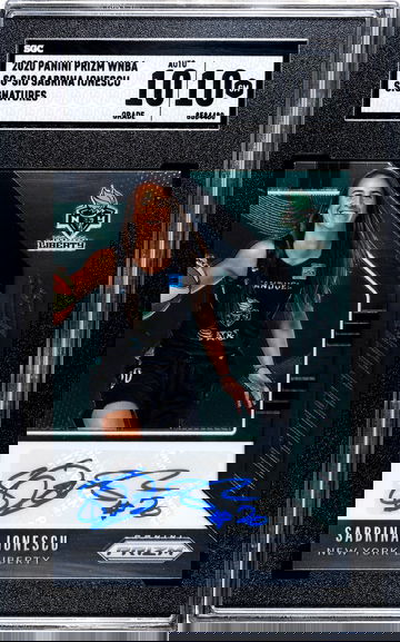 Sabrina Ionescu 2020 WNBA Prizm Signatures SGC 10 Auto 10 SG-SIO Rookie Auto