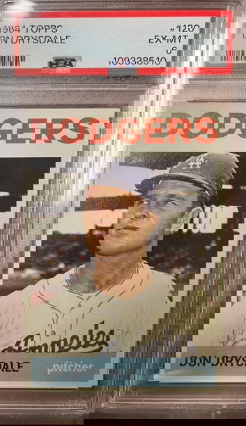 1964 Topps Don Drysdale #120 PSA 6 EX-MT