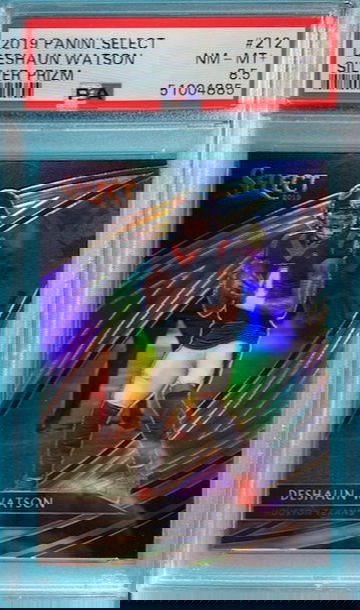 2019 Panini Select Field Level Silver Prizm Deshaun Watson #212 PSA 8.5