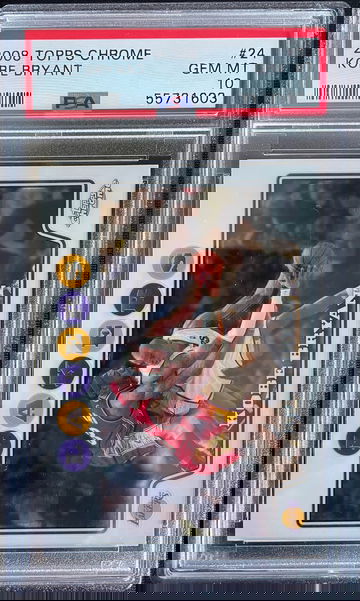 2008 TOPPS CHROME KOBE BRYANT PSA 10