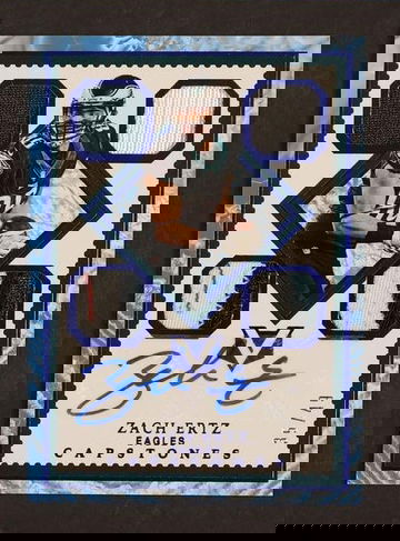 2017 Panini Vertex #CP-ZE Zach Ertz Capstones /49 Patch Auto