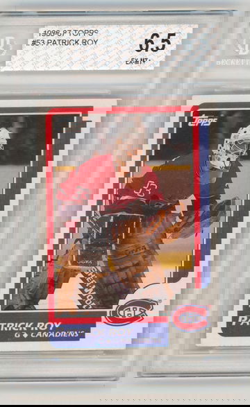 1986-87 TOPPS PATRICK ROY #53 BGS 6.5