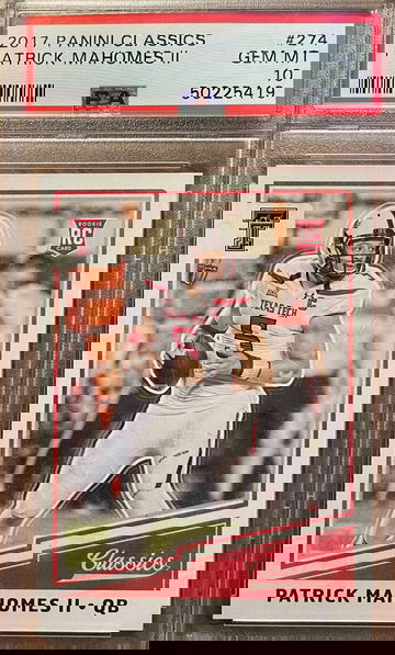 2017 Panini Classics #274 Patrick Mahomes RC