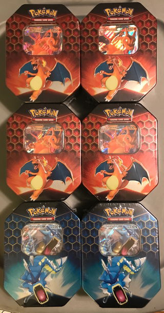 Pokémon 2020 Hidden Fates Tins x6