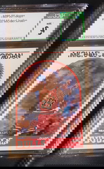 1989-90 Hoops Michael Jordan #200 CSG 9 MINT