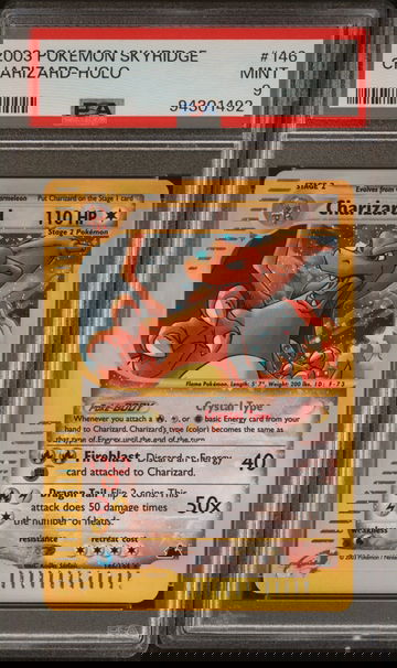 #146 CHARIZARD-HOLO | 2003 POKEMON SKYRIDGE PSA 9