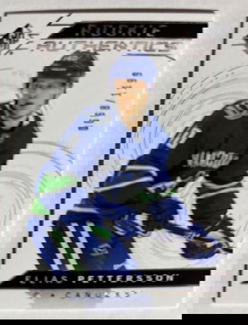 2018-19 SP Rookie Authentics Elias Pettersson /1199