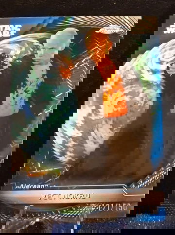 2025 Topps Star Wars Hyperspace #15  Vect Nokru  Blue Lazer Refractor  Obi Wan 