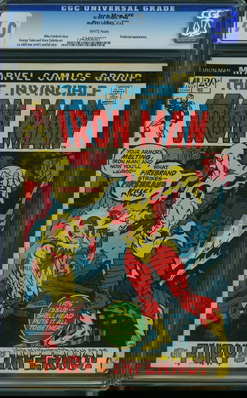 IRON MAN #48, CGC 7.0 FVF