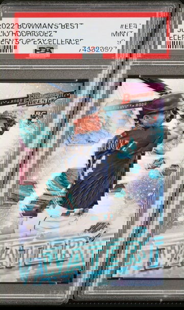 2022 Bowman's Best Elements of Excellence EE4 Julio Rodriguez PSA 9 MINT Seattle Mariners 