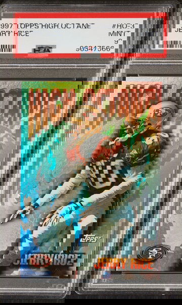 1997 TOPPS JERRY RICE HIGH OCTANE #HO-3 PSA 9