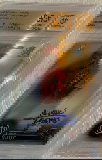 2016 Juan Soto Bowman Chrome Auto