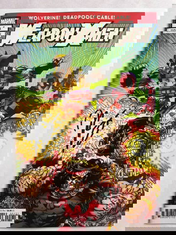 WEAPON X-MEN #1 - STEVE SKROCE CVR- MARVEL COMICS 2025 Signed by Joe Casey w/CoA