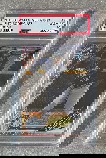 Julio Rodriguez 2019 Bowman Chrome Mega Box PSA10