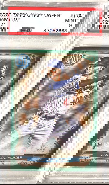 Gavin Lux 2020 Topps Gypsy Queen Green Parallel RC PSA9 MINT