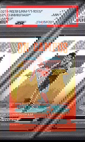 2021 Panini Prizm Draft Picks On Campus Cade Cunningham #1 PSA 9