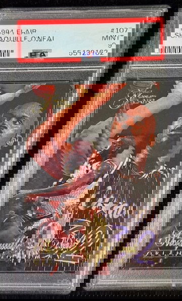 1994-95 Flair Shaquille O'Neal #107 PSA 9 Magic