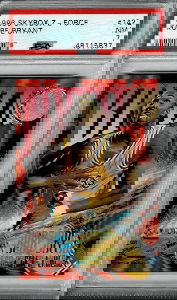 1996 Skybox Z Force 142 Kobe Bryant Rookie PSA 7