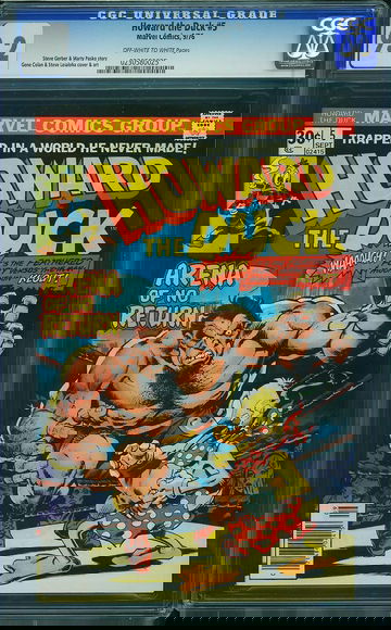 HOWARD THE DUCK #5, CGC 9.2 NM-