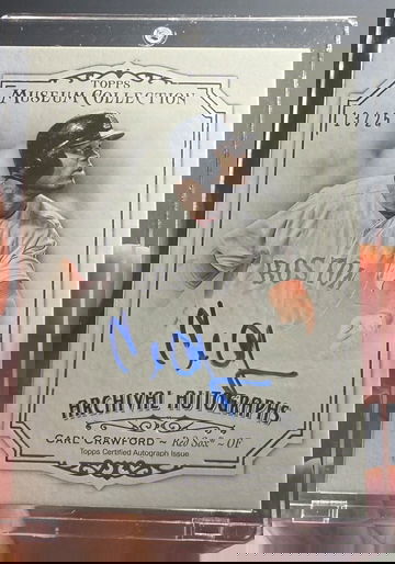 2012 Topps Museum Collection Carl Crawford Archival Autographs Auto /25