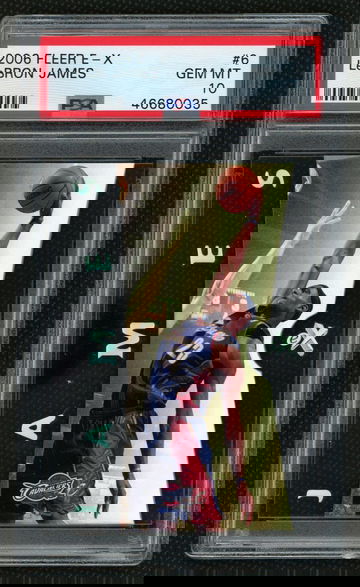 2006 Lebron James Fleer E-X #6 PSA 10 Gem Mint Super Tough!