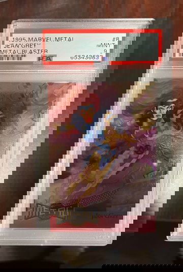 1995 Marvel Metal Jean Grey Metal BlasterPSA 9