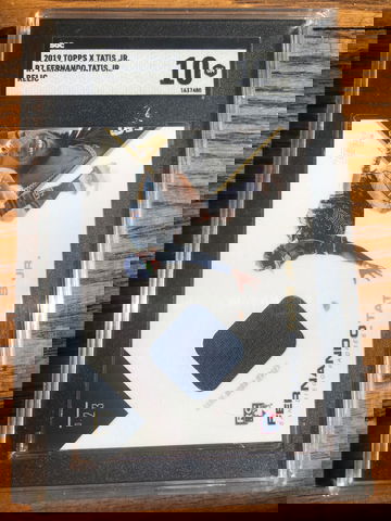 Fernando Tatis Jr. 2019 Topps X Relic RC Game Worn Jersey SGC 10